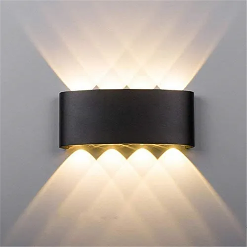 Lámpara De Pared Led De Aluminio 8w